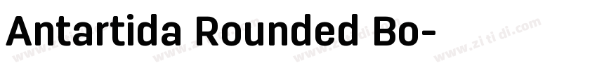 Antartida Rounded Bo字体转换